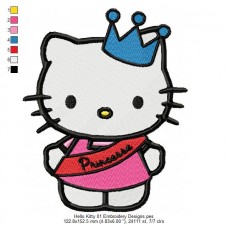 Hello Kitty 01 Embroidery Designs